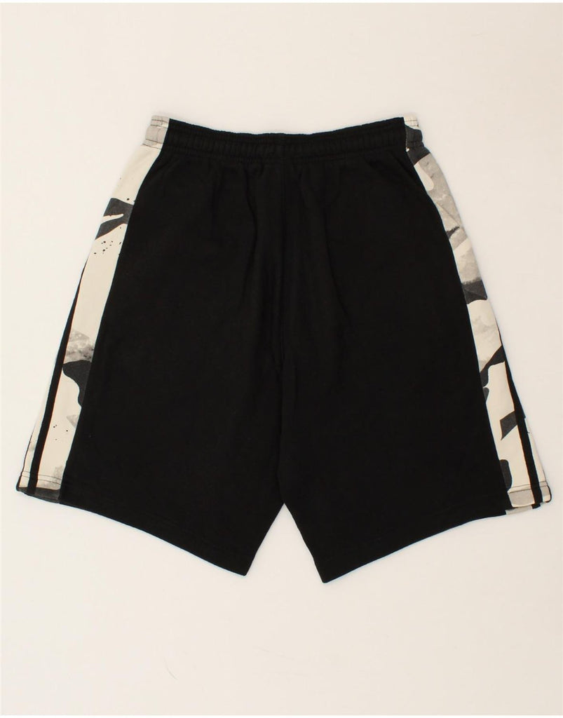 ADIDAS Mens Sport Shorts Small Black Camouflage Cotton | Vintage Adidas | Thrift | Second-Hand Adidas | Used Clothing | Messina Hembry 