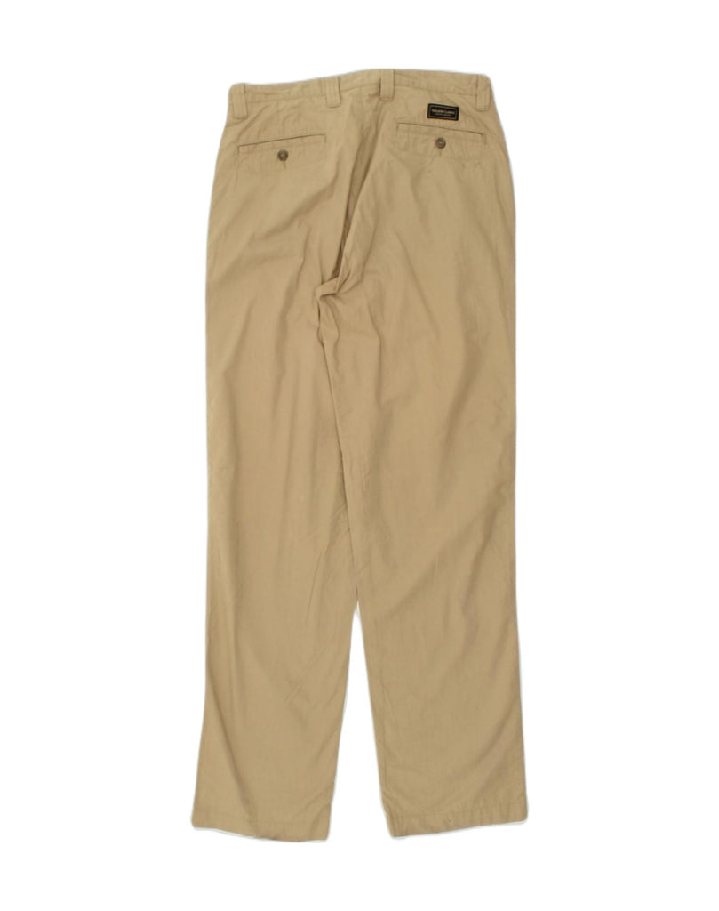 MARLBORO CLASSICS Mens Straight Chino Trousers W32 L35 Beige Cotton | Vintage Marlboro Classics | Thrift | Second-Hand Marlboro Classics | Used Clothing | Messina Hembry 