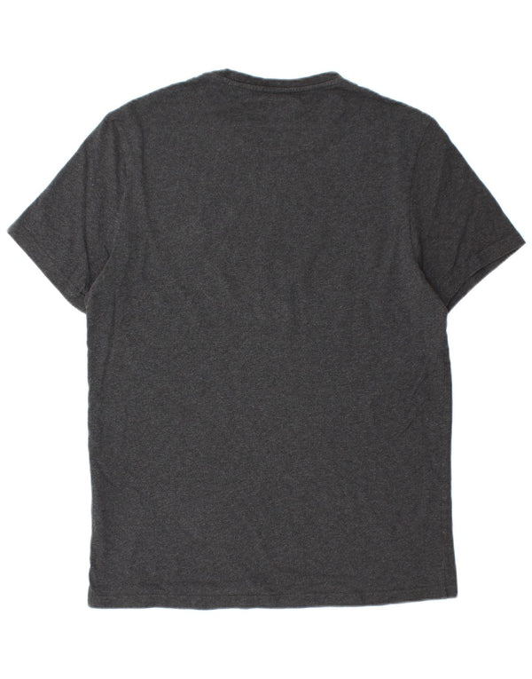 Lyle & Scott Mens T-Shirt Top Large Grey Cotton