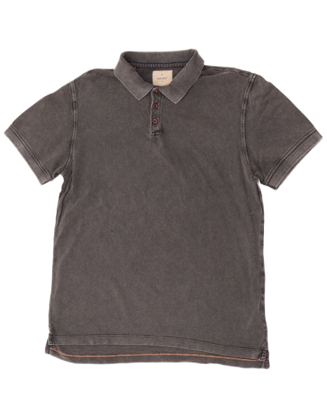 White Stuff Mens Polo Shirt Medium Grey Cotton