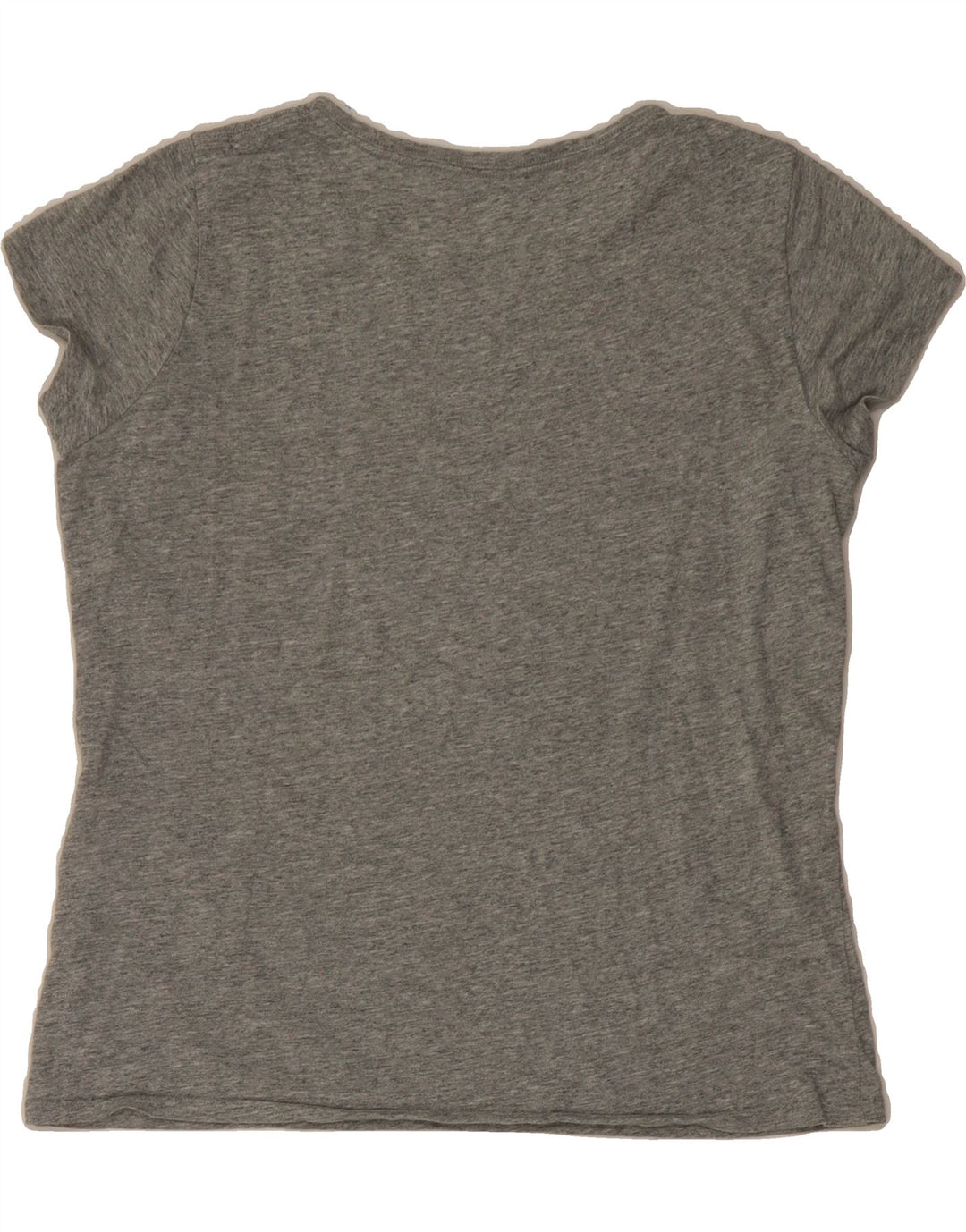LEVI'S Womens Graphic T-Shirt Top UK 16 Large Grey Cotton Vintage Levi's and Second-Hand Levi's from Messina Hembry 