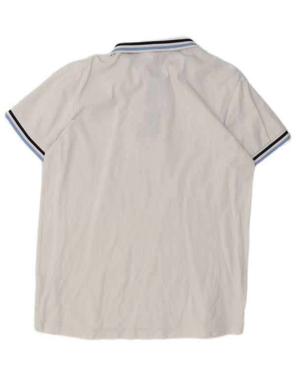 Kappa Mens Polo Shirt XL White Cotton