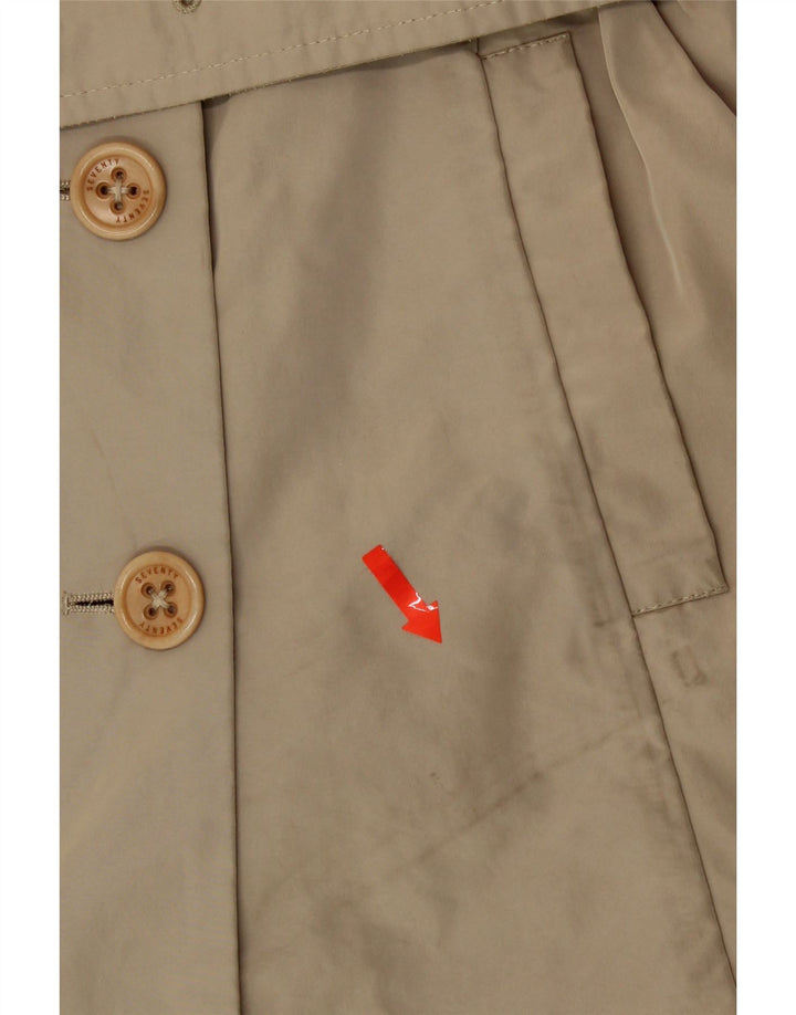 SEVENTY Womens Trench Coat IT 42 Medium Beige Polyester Vintage Seventy and Second-Hand Seventy from Messina Hembry 
