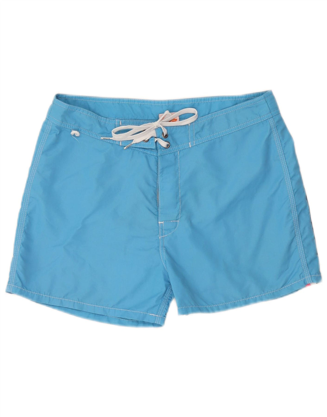 Sundek Mens Swimming Shorts Medium  Blue Nylon
