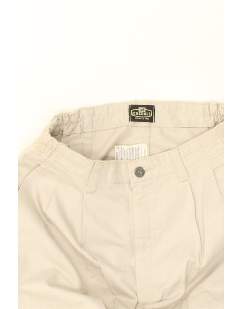 LEE Girls Pegged Chino Trousers 9-10 Years W27 L30 Beige Cotton | Vintage Lee | Thrift | Second-Hand Lee | Used Clothing | Messina Hembry 