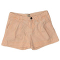 Jeckerson Womens Pegged Denim Shorts W28 Medium  Pink Cotton