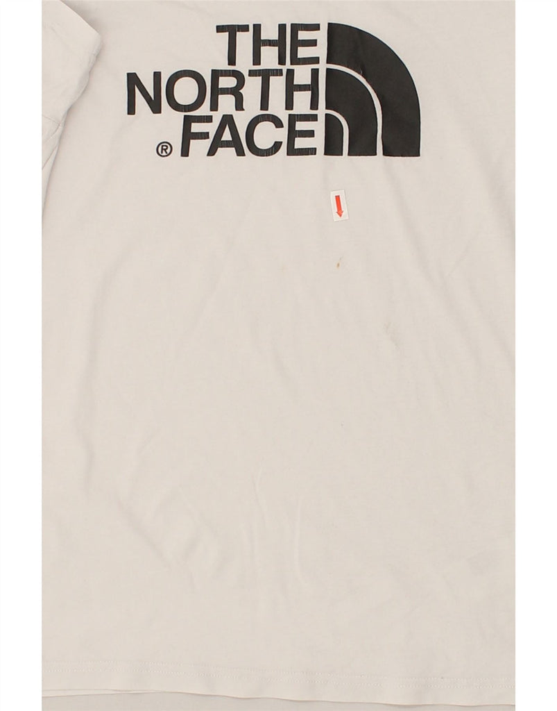 THE NORTH FACE Mens Graphic T-Shirt Top XS Off White Cotton | Vintage The North Face | Thrift | Second-Hand The North Face | Used Clothing | Messina Hembry 