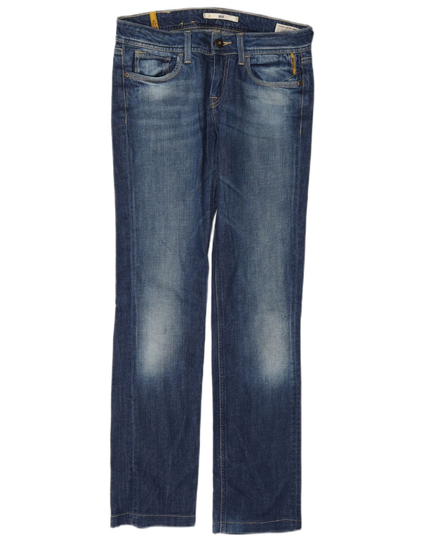 Meltin' Pot Womens Melia Slim Jeans W27 L34 Blue Cotton