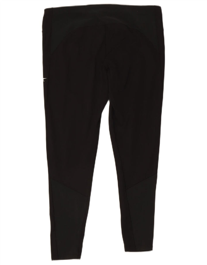 Reebok Womens Crop Leggings UK 20/22 XL Black
