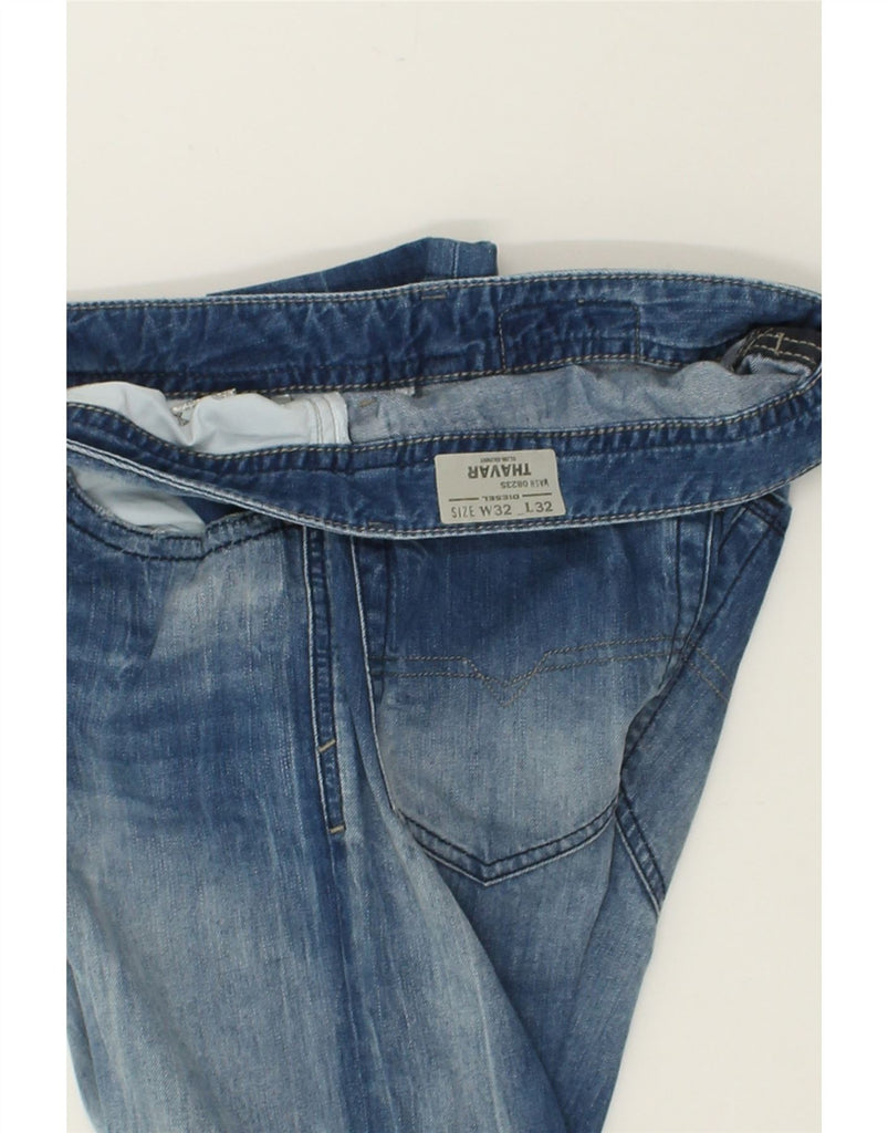 DIESEL Mens Thavar Slim Skinny Jeans W32 L32 Blue Cotton | Vintage Diesel | Thrift | Second-Hand Diesel | Used Clothing | Messina Hembry 
