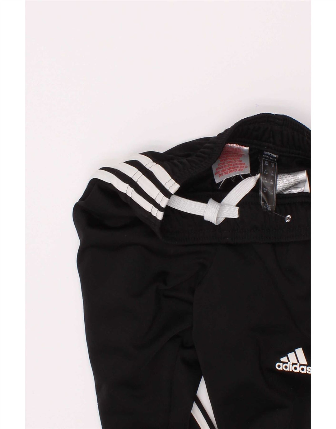 Adidas Boys Tracksuit Trousers Joggers 3-4 Years Black Polyester