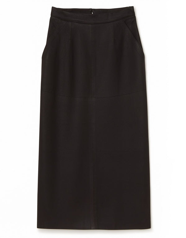 Vintage Womens Straight Skirt EU 40 Medium W30 Black