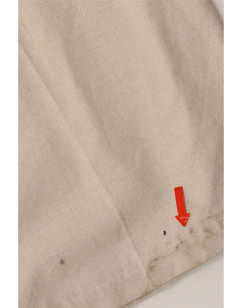 IZOD Mens Straight Suit Trousers W38 L27 White Linen Vintage Izod and Second-Hand Izod from Messina Hembry 