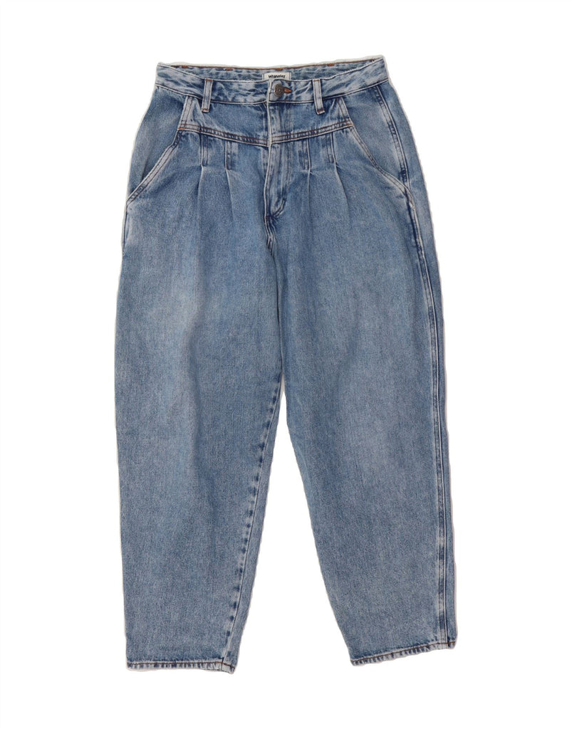 WRANGLER Womens High Waist Crop Tapered Jeans W28 L25 Blue Vintage Wrangler and Second-Hand Wrangler from Messina Hembry 