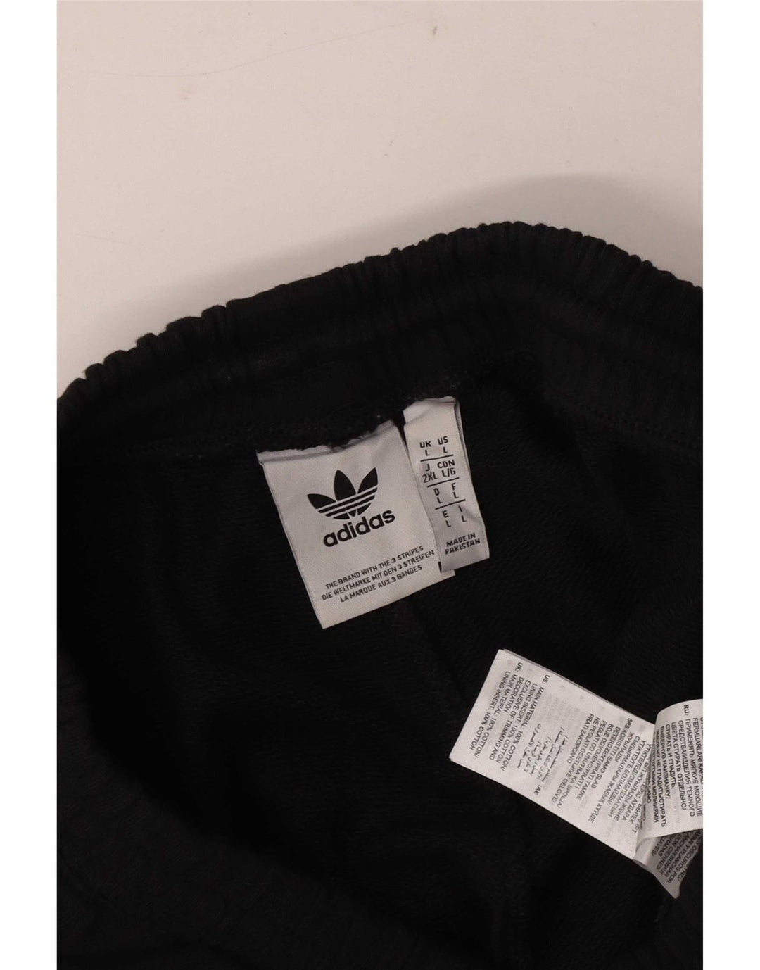 Adidas Mens Sport Shorts Large Black Cotton