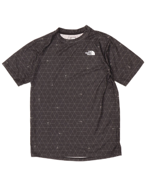 The North Face Boys T-Shirt Top 14-15 Years XL Black Geometric Sports