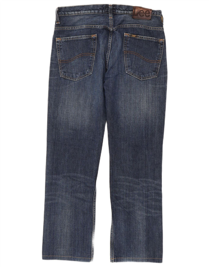 LEE Mens Knox Straight Jeans W32 L28 Blue Cotton