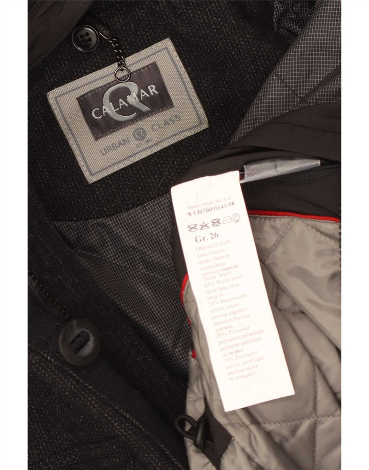 Calamar Mens Utility Jacket UK 42 XL Grey Wool