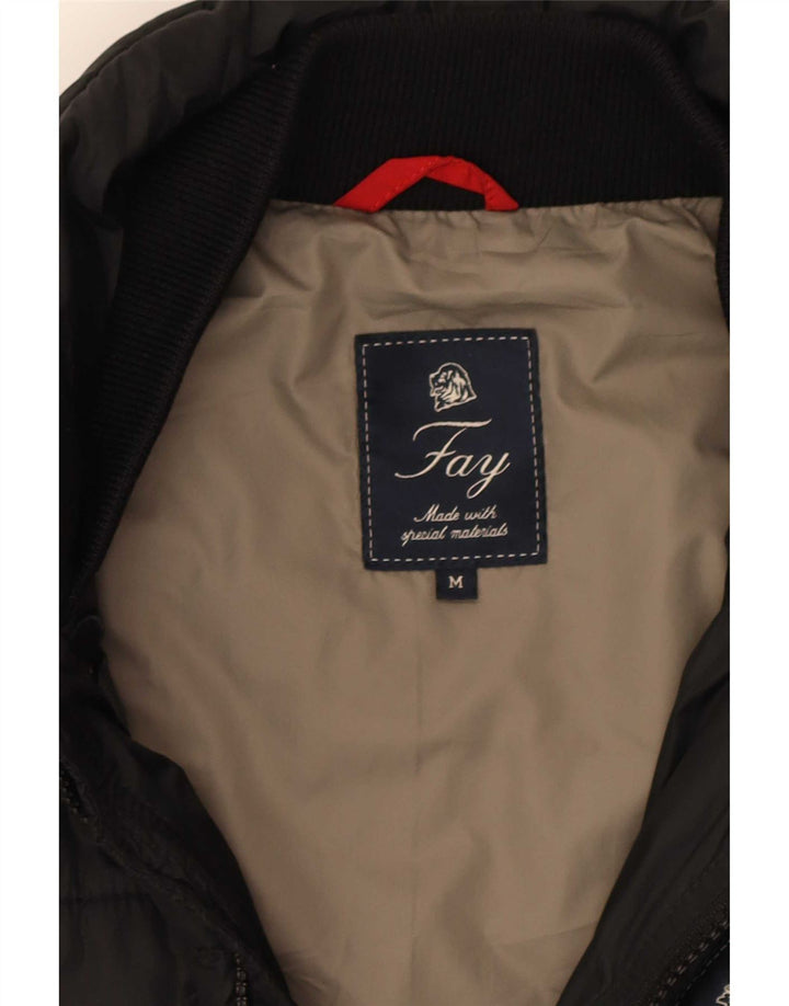 Fay Mens Padded Jacket UK 38 Medium Black