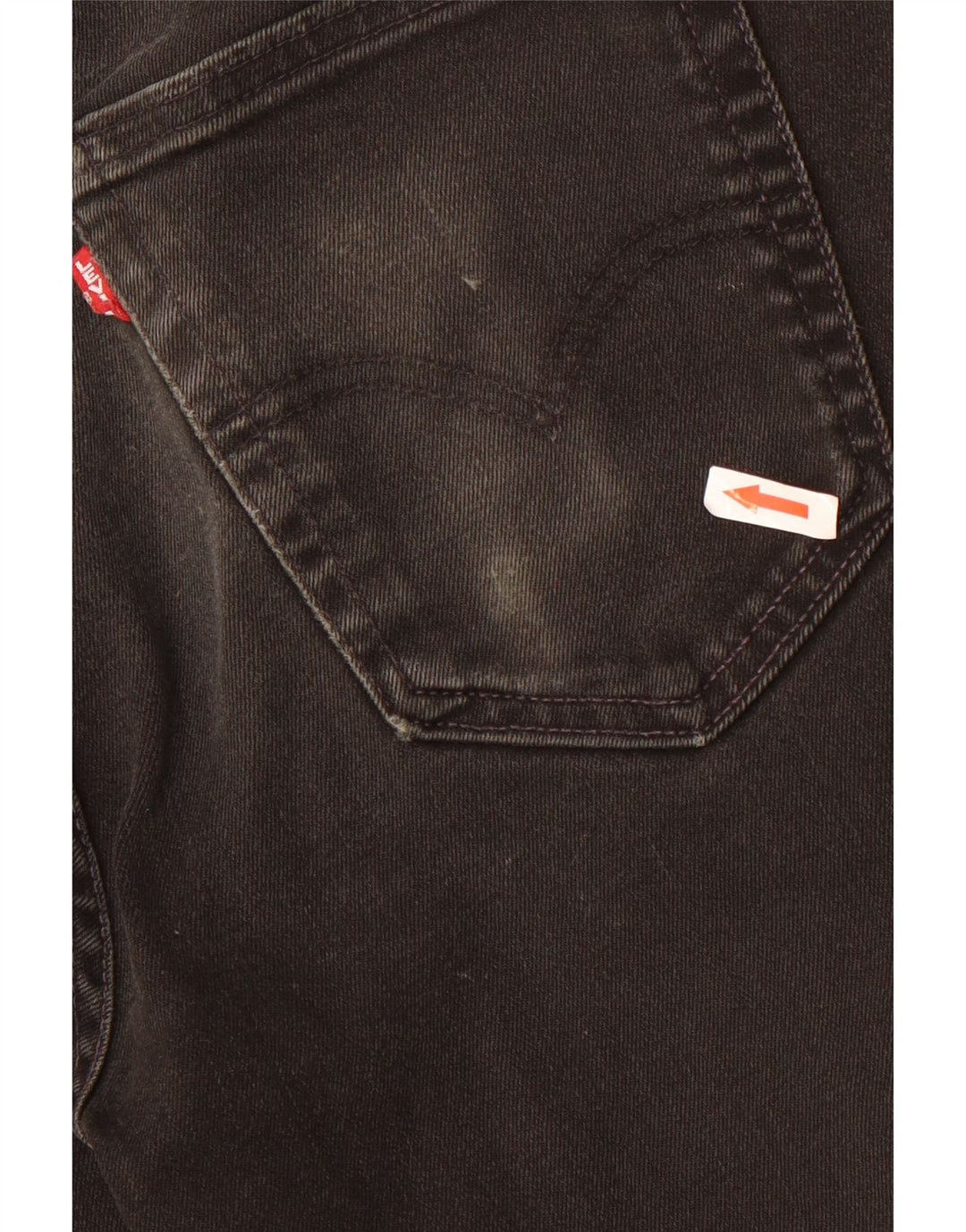 Levi's Mens 511 Slim Tapered Jeans W32 L34 Black Cotton