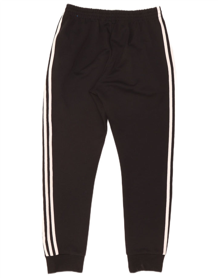 Adidas Mens Tracksuit Trousers Joggers Medium Black Polyester