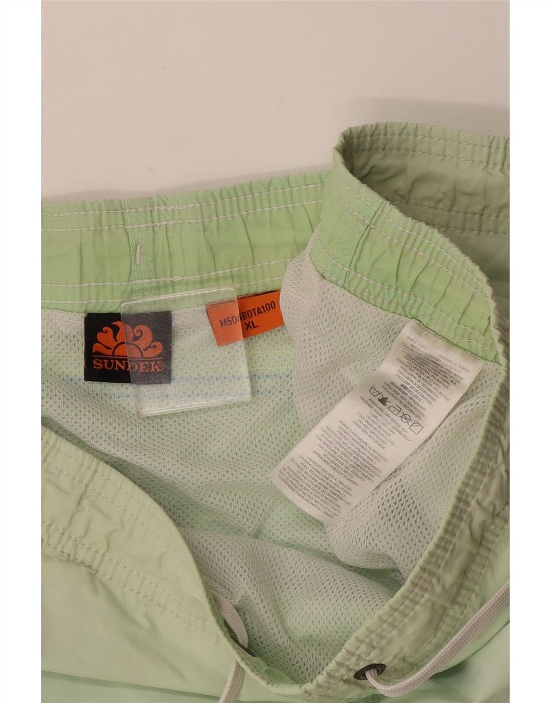 Sundek Mens Swimming Shorts XL  Green Nylon