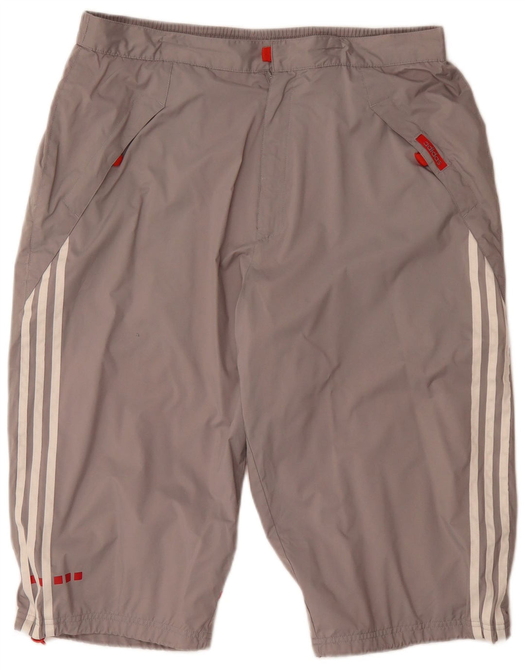 Adidas Mens Bermuda Shorts Large W36 Grey Polyester