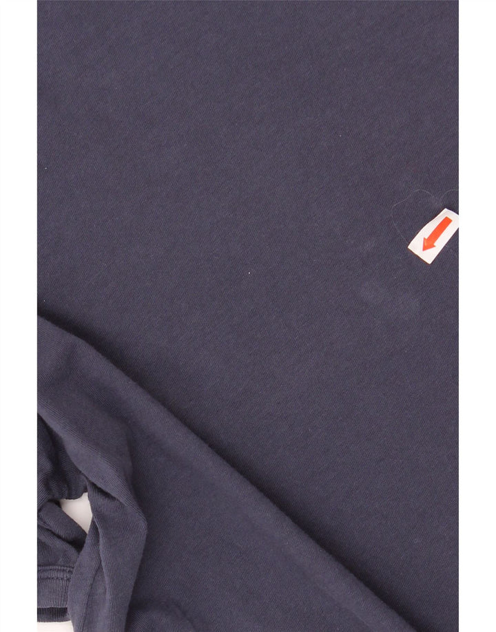 SUN68 Mens T-Shirt Top Medium Navy Blue Cotton