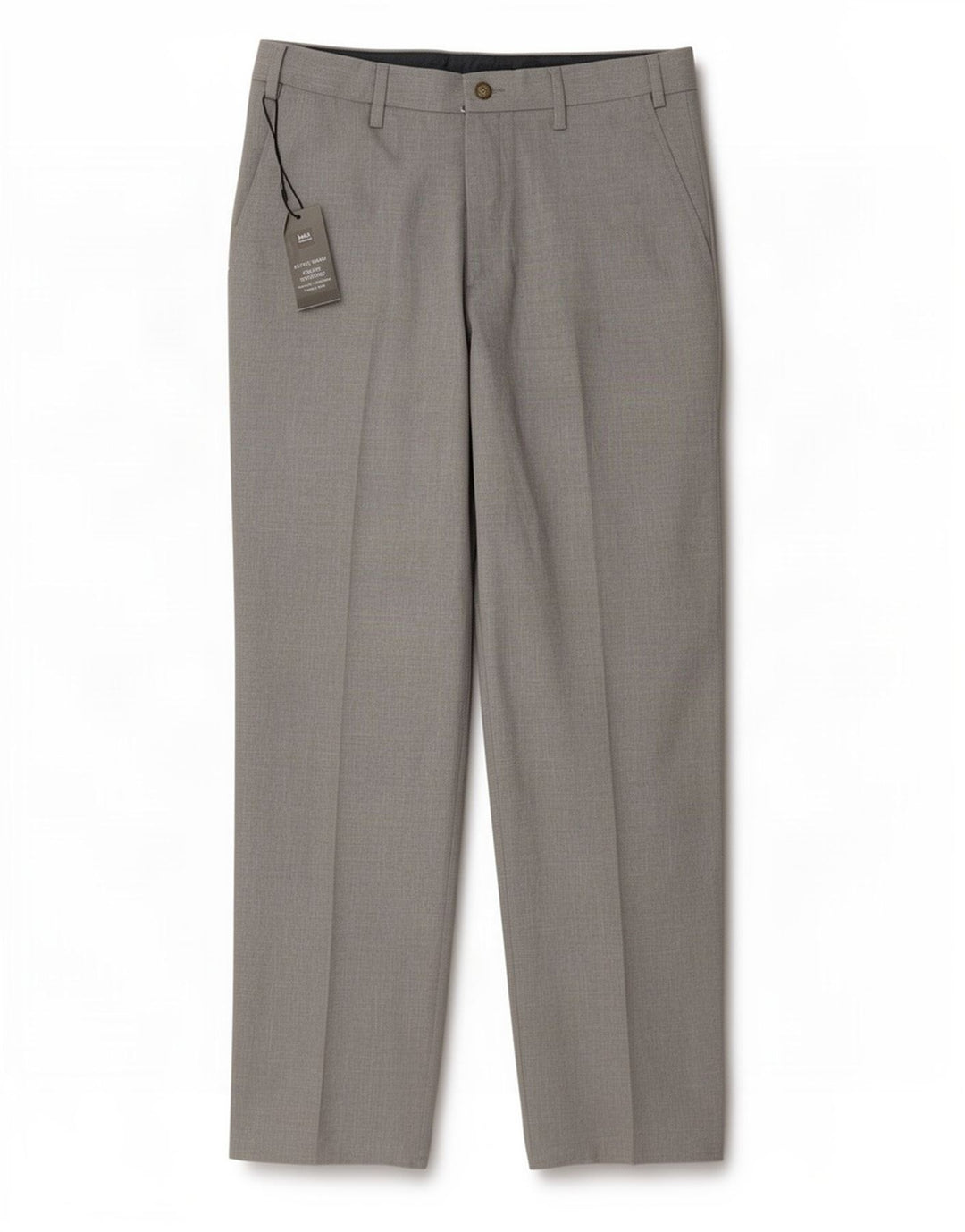 Marks & Spencer Mens Straight Casual Trousers W32 L29 Grey Polyester