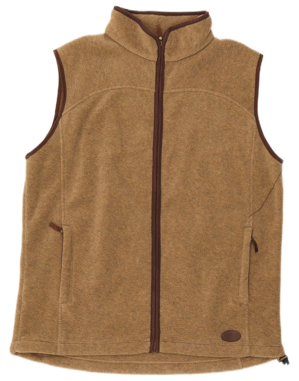 Musto Mens Fleece Gilet UK 46 3XL Brown Polyester