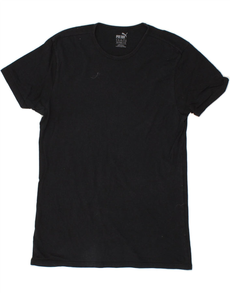 PUMA Mens T-Shirt Small Black Cotton Vintage Puma and Second-Hand Puma from Messina Hembry 