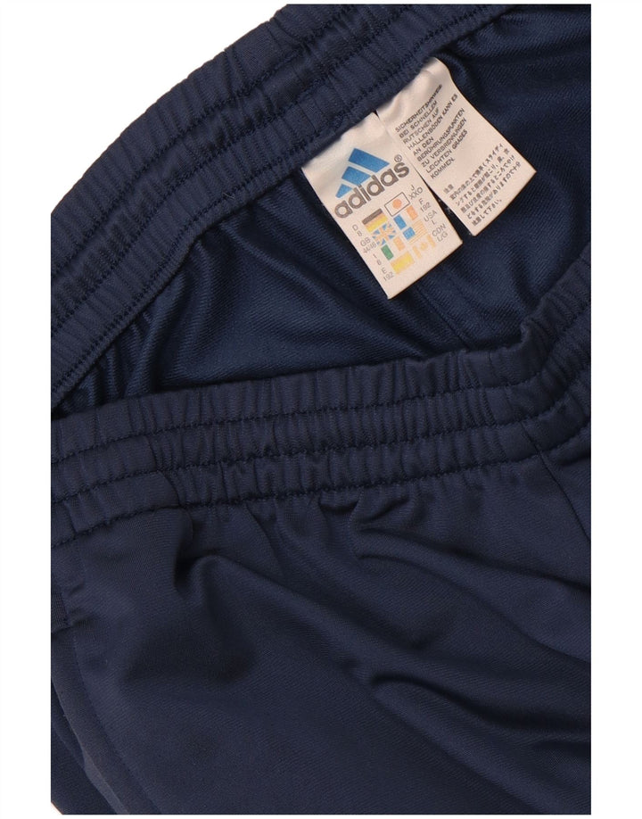 Adidas Mens Tracksuit Trousers UK 44/46 Large Navy Blue Polyester