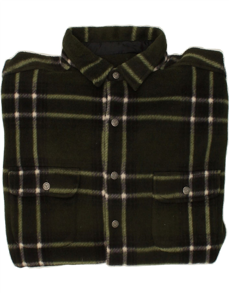 MOOSE CREEK Mens Flannel Shirt XL Green Check | Vintage Moose Creek | Thrift | Second-Hand Moose Creek | Used Clothing | Messina Hembry 