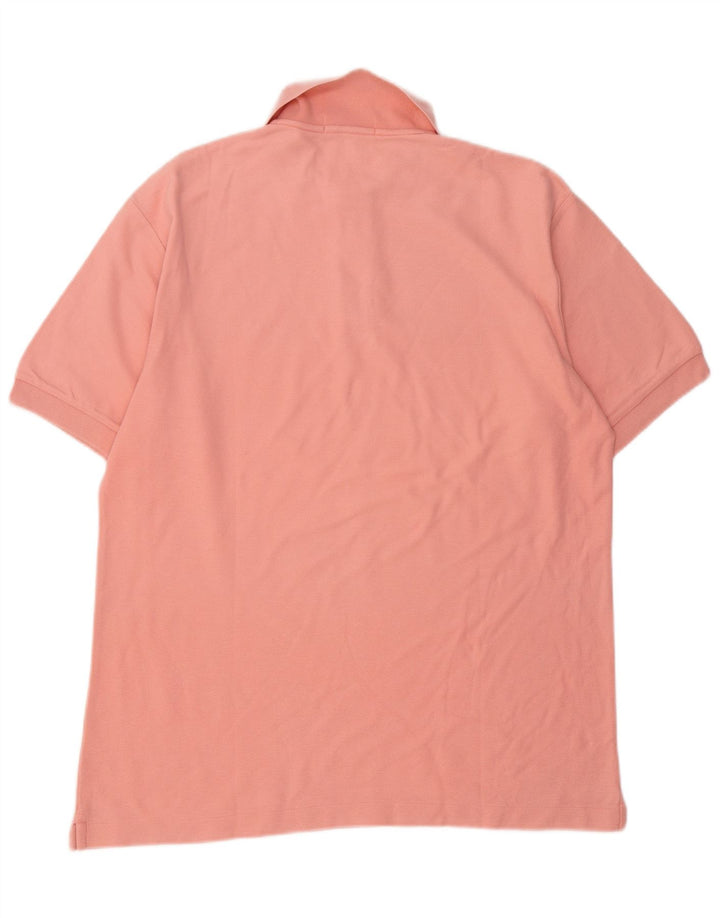 Fila Mens Polo Shirt IT 52 Large Pink Cotton