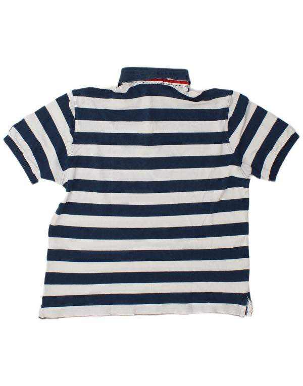 Paul & Shark Mens Yachting Polo Shirt Large Navy Blue Striped