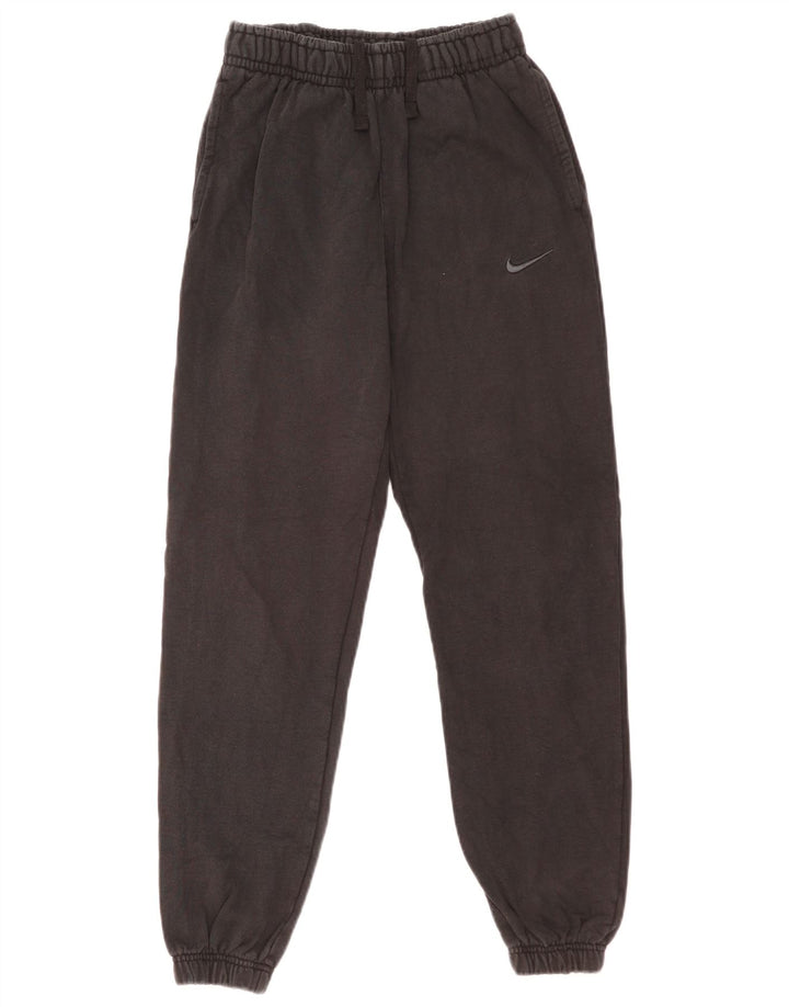 Nike Mens Tracksuit Trousers Joggers Small Black Cotton