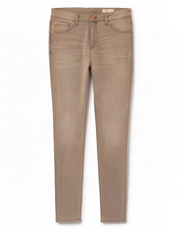 Marks & Spencer Womens The Ivy Skinny Jeans UK 14 Large W32 L30 Grey