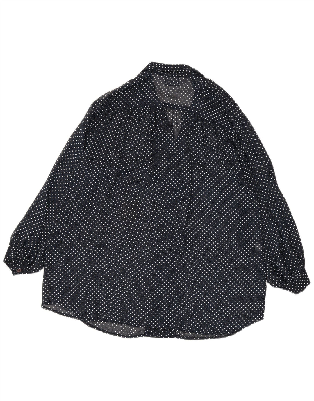 Luisa Spagnoli Womens Longline Long Sleeve Tunic Top UK 14 Medium Navy Blue