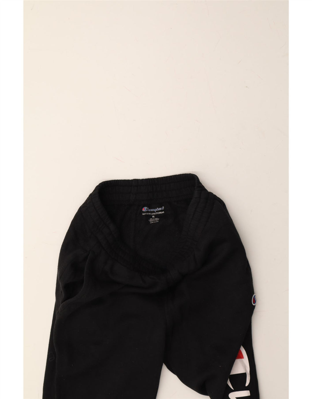 CHAMPION Boys Graphic Tracksuit Trousers Joggers 9-10 Years Medium Black Vintage Champion and Second-Hand Champion from Messina Hembry 