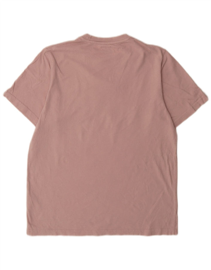 Dickies Mens Graphic T-Shirt Top Small Pink Cotton
