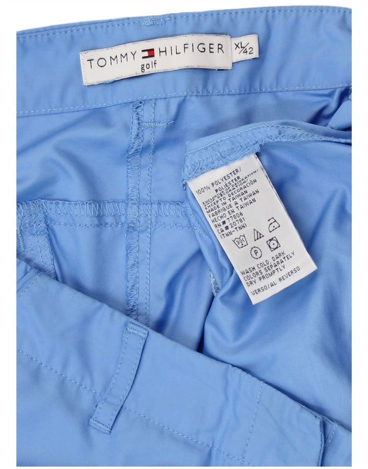 Tommy Hilfiger Womens Golf Bootcut Chino Trousers XL W36 L31 Blue Polyester