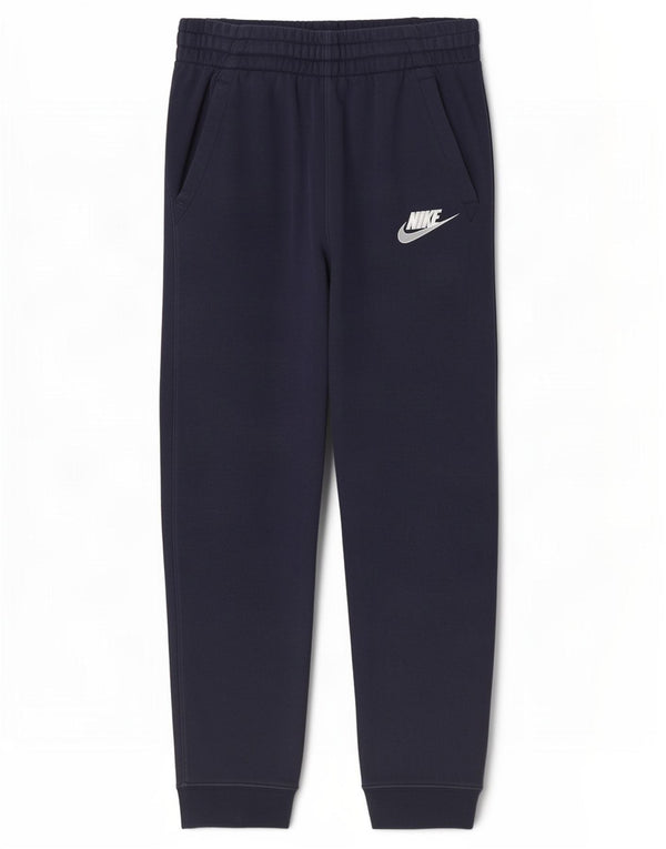 Nike Boys Tracksuit Trousers Joggers 10-11 Years Medium Navy Blue Cotton