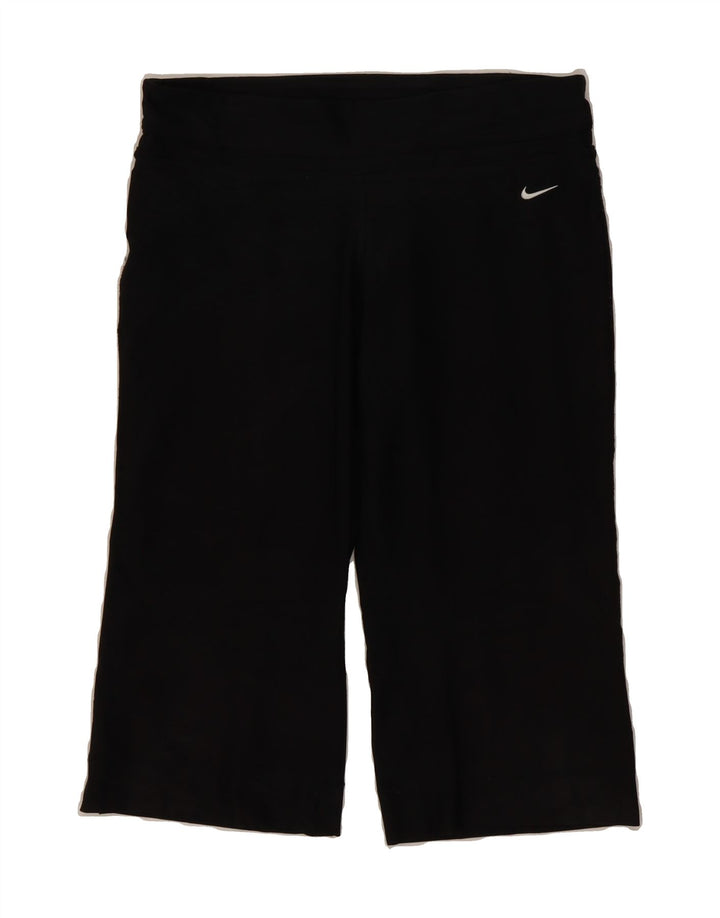 NIKE Womens Dri Fit Capri Tracksuit Trousers UK 14 Medium  Black Polyester Vintage Nike and Second-Hand Nike from Messina Hembry 