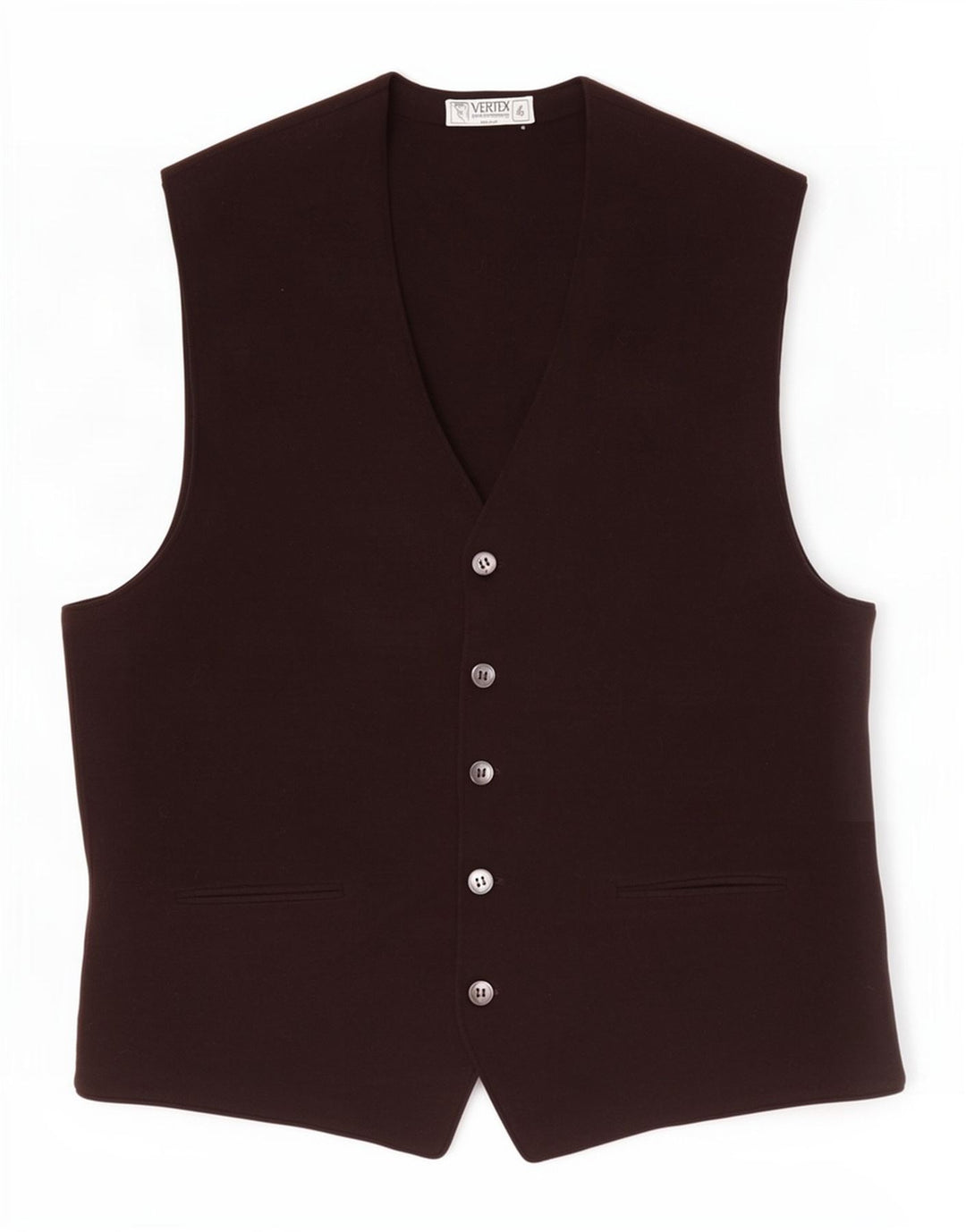 Vintage Mens Waistcoat Small Brown