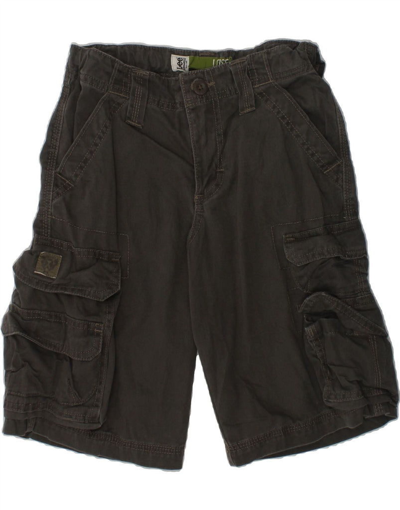 LEE Boys Cargo Shorts 7-8 Years W24 Grey Cotton | Vintage Lee | Thrift | Second-Hand Lee | Used Clothing | Messina Hembry 