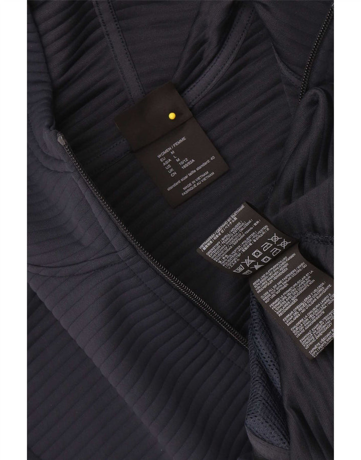 Jack Wolfskin Womens Hooded Tracksuit Top Jacket UK 10/12 Medium Navy Blue
