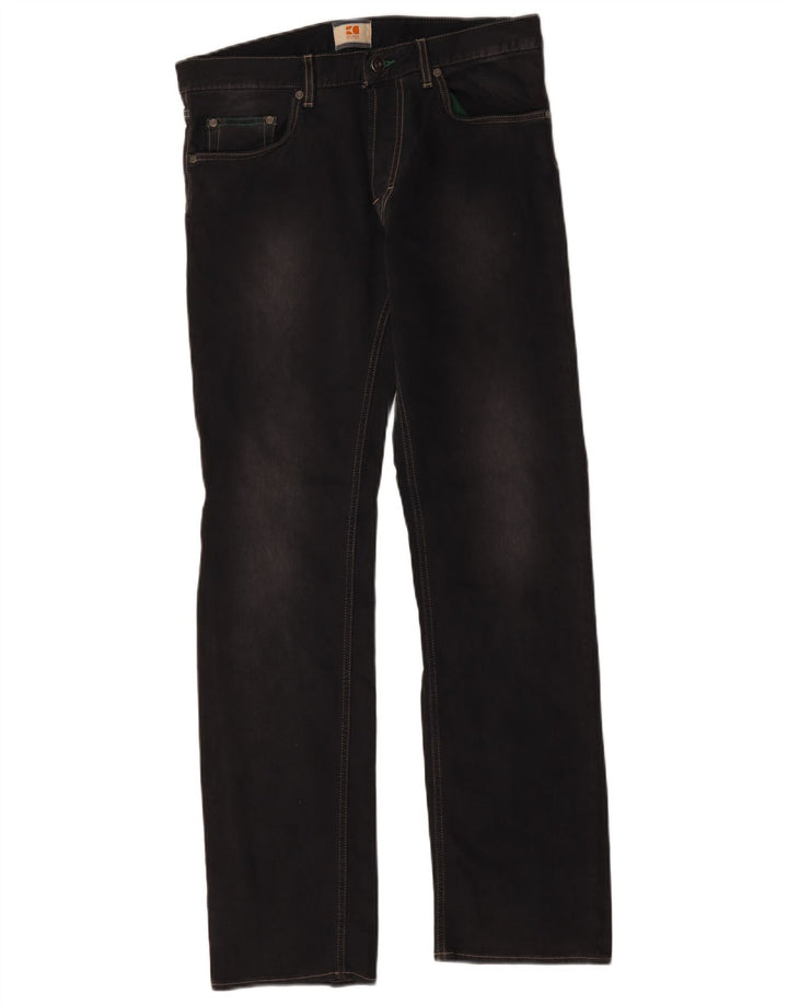 Hugo Boss Mens Straight Jeans W32 L32 Black