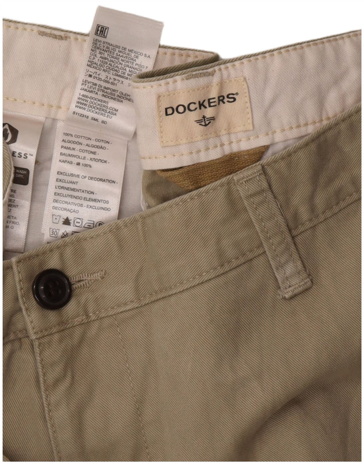 Dockers Mens Chino Shorts W32 Medium  Green Cotton