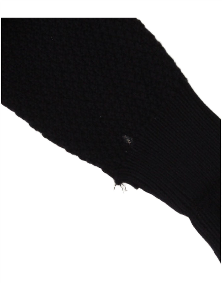 MASSIMO DUTTI Womens Longline Cardigan Sweater UK 10 Small Navy Blue