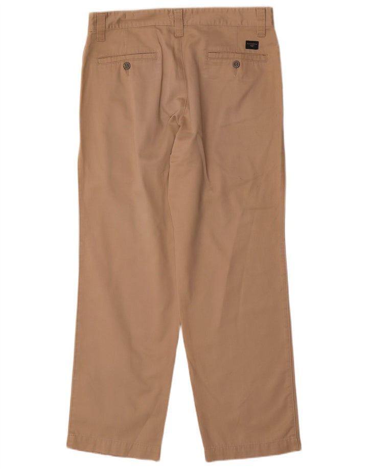 DOCKERS Mens Khakis Straight Chino Trousers W33 L30  Beige